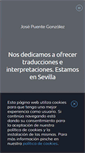 Mobile Screenshot of josepuentestraducciones.com