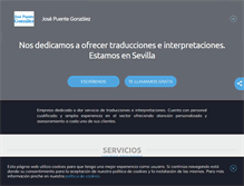 Tablet Screenshot of josepuentestraducciones.com